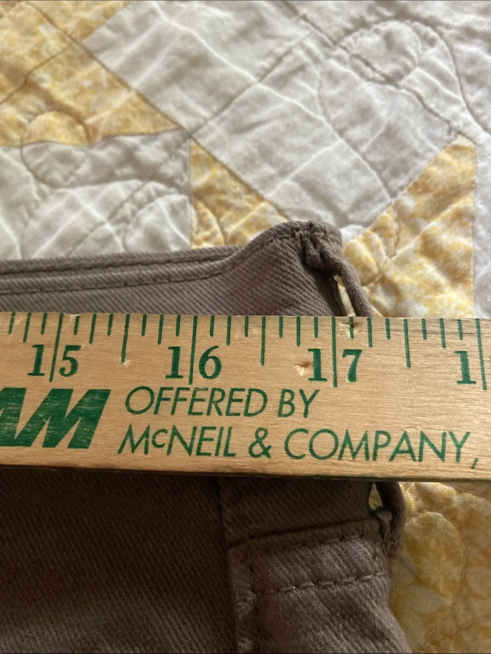 J. Crew 484 brown jeans 32/32 tapered stretch mens